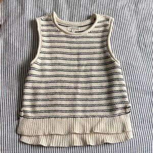Lucky Brand Striped Sleeveless Top
